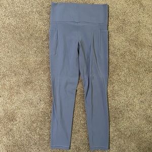 🤍ATHLETA Salutation Stash Pocket ll 7/8 Tight in lavender/gray🤍